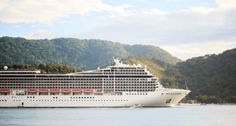 photo of a cruise ship