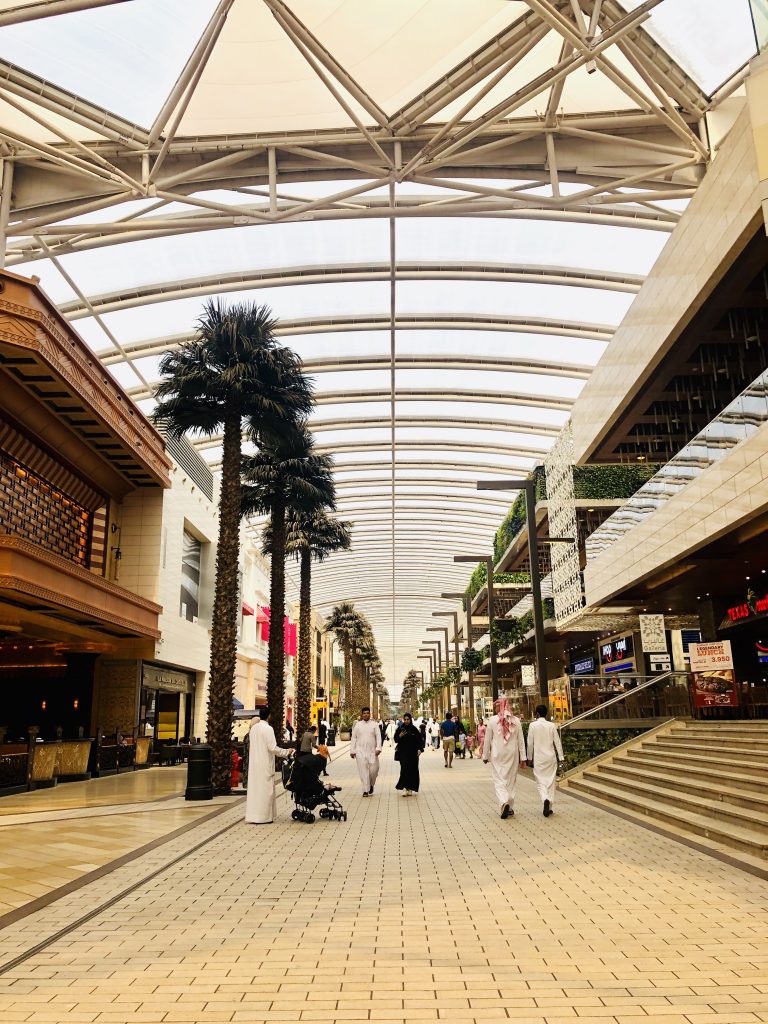 a photo of the inside of avenues mall