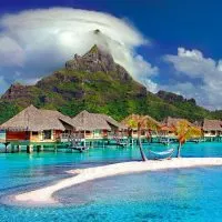 Featured photo for this post - a photo of a bungalow in Bora Bora
