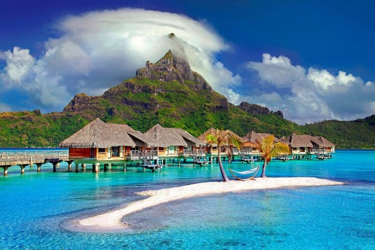 Featured photo for this post - a photo of a bungalow in Bora Bora