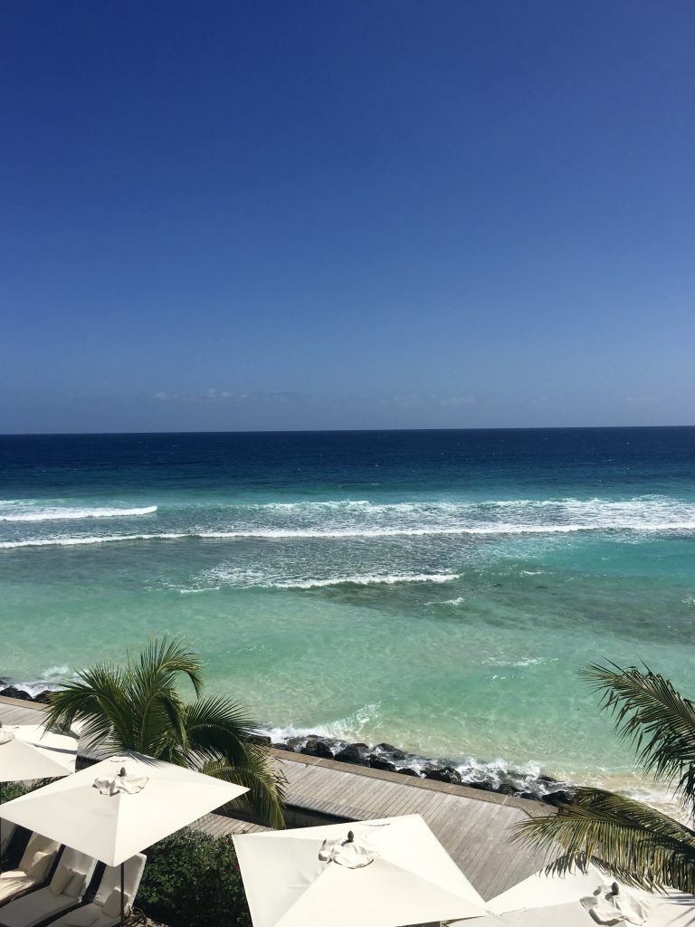 A photo of the beach in Barbados.