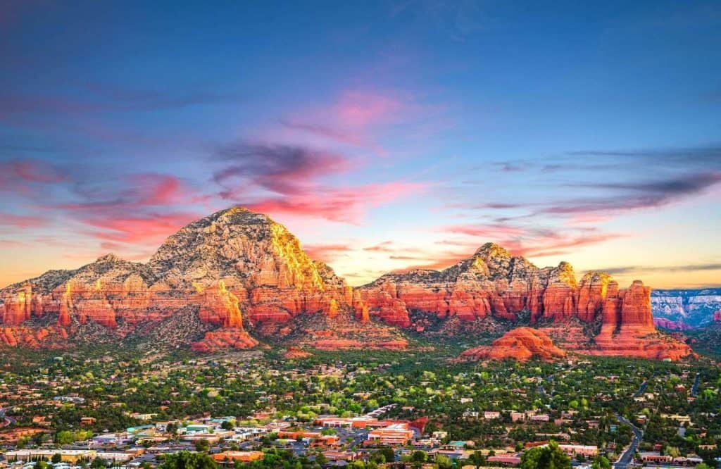 An exciting USA weekend getaway is Sedona, Arizona.