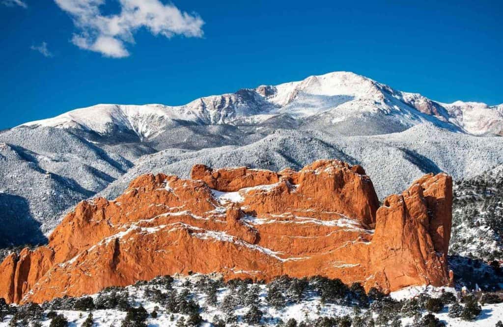 Colorado Springs makes it on the list of best winter getaways in Colorado.