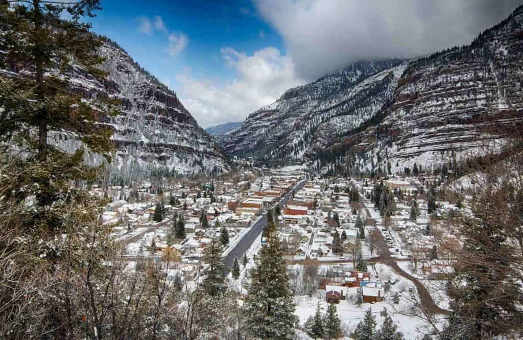 Ouray is one of the best winter getaways in Colorado.