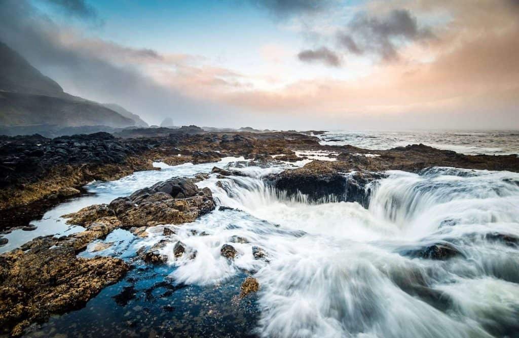 Thor's Well is another unique place to visit in Oregon.