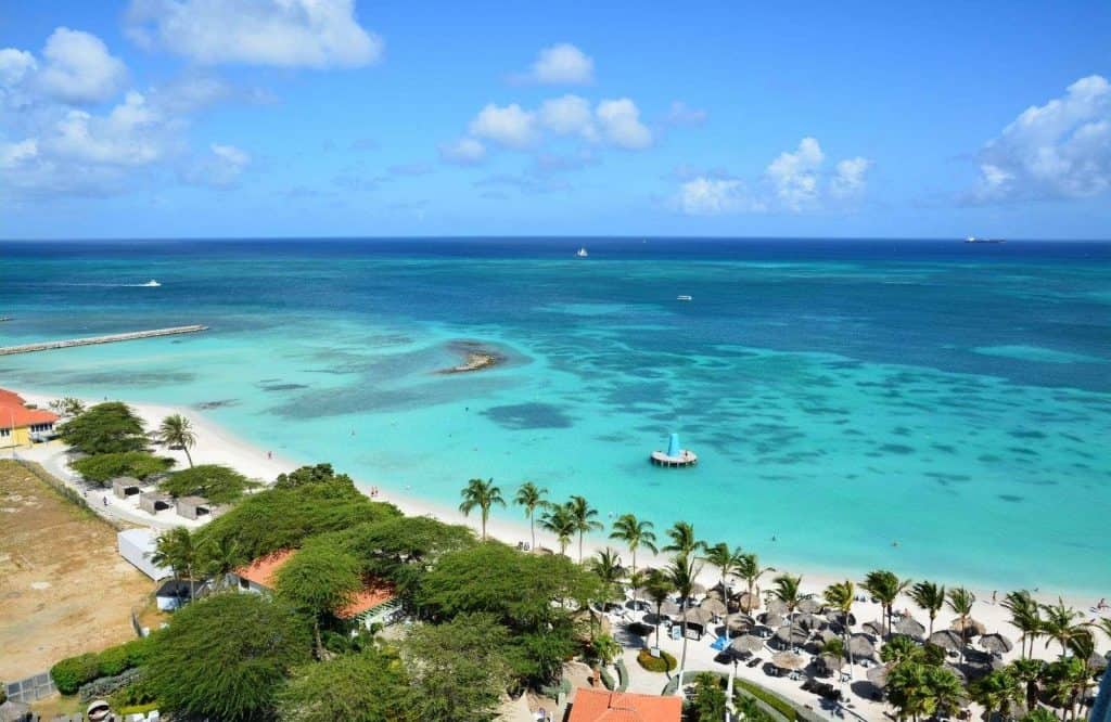 Aruba is one of the best honeymoon destinations in the Caribbean.