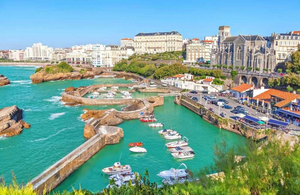 One of the best coastal towns in France is Biarritz.