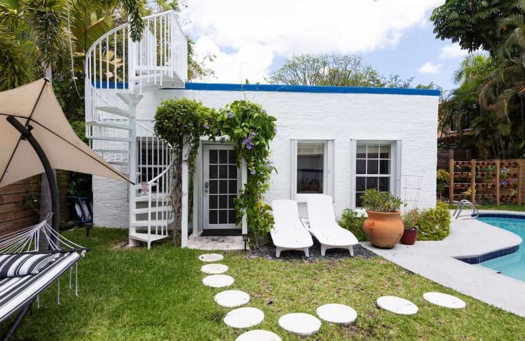This cottage is one of the cutest Airbnbs in Miami.