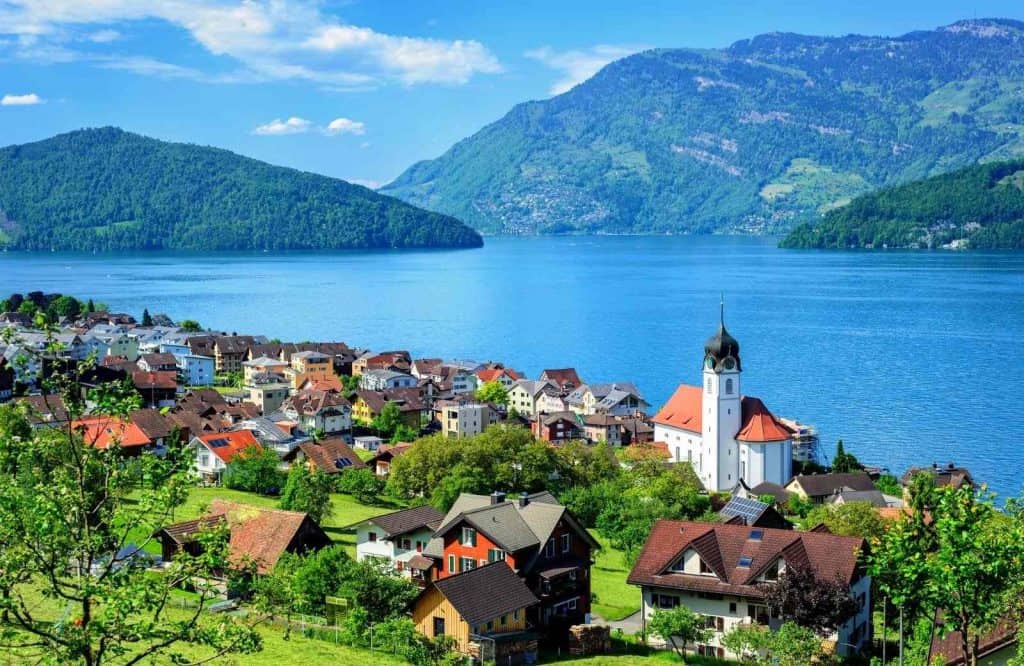 One of the best cities to visit in Europe is Lucerne.