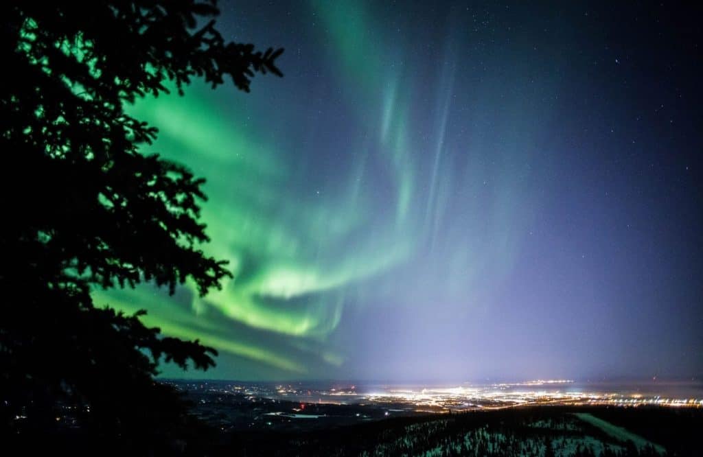 The Northern Lights in Fairbanks is one of the most epic bucket list places to visit in the US.