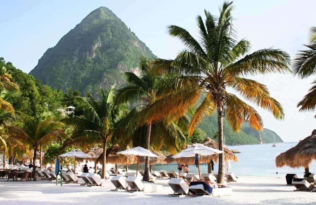 St. Lucia is one of the best honeymoon destinations in the Caribbean.