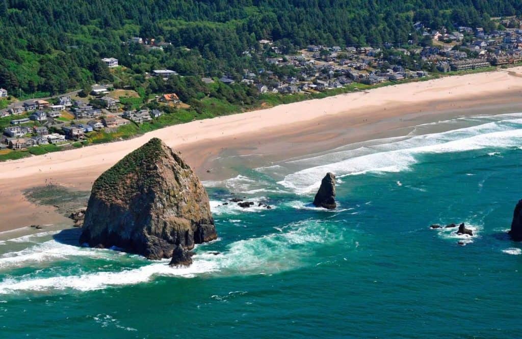 Cannon Beach is one of the most picturesque and best beaches in the USA.