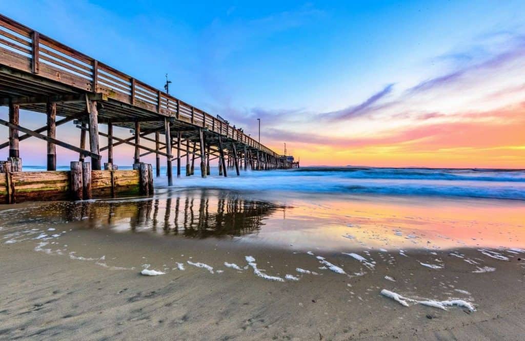 One of the best beach towns in California is Newport Beach.