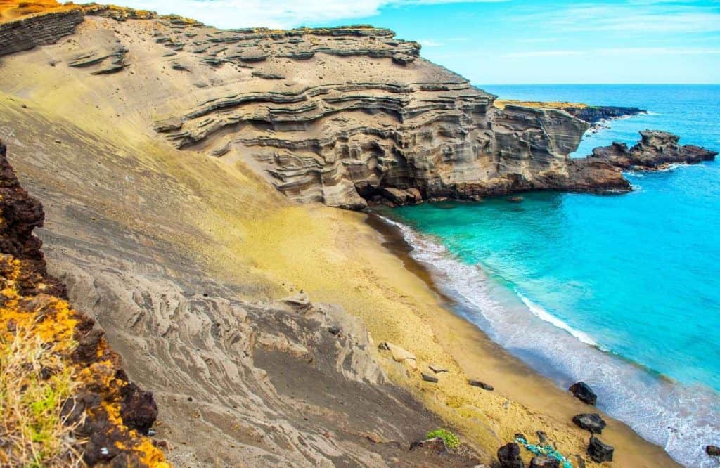 Papakolea Beach makes it on the list of the best beaches in the USA.