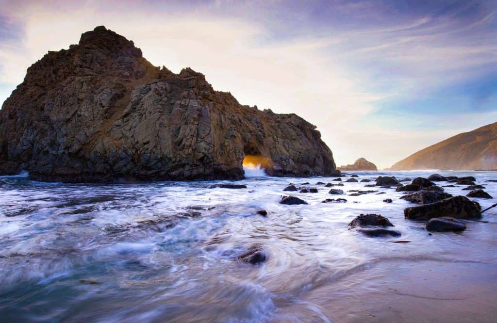 Pfeiffer Beach is one of the prettiest and best beaches in the USA.