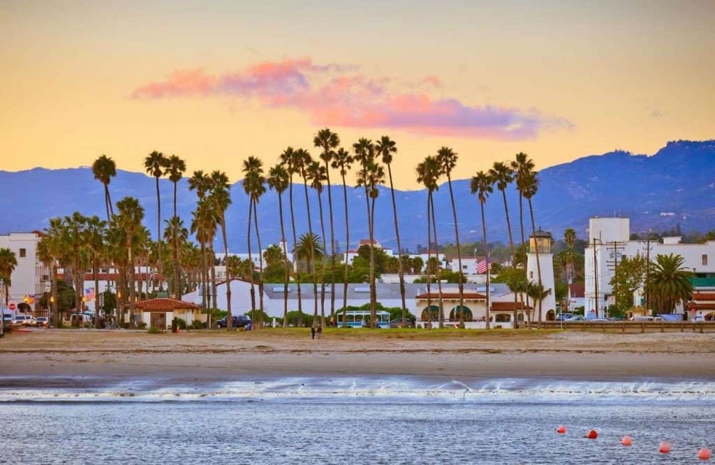 Santa Barbara is one of the best beach towns in California.