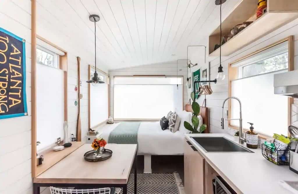 If you're looking for the best Airbnbs in Atlanta, be sure to check out this tiny house.