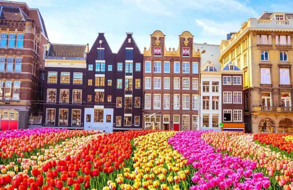Amsterdam is one of several romantic cities in Europe.