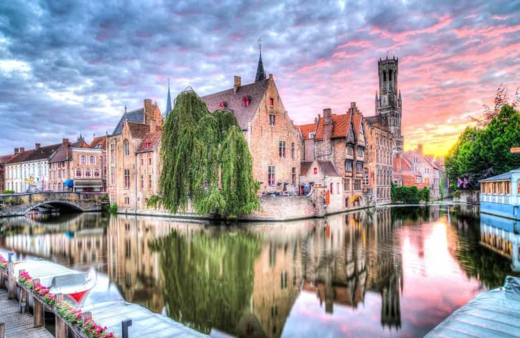 One of the most perfect romantic cities in Europe is Bruges.