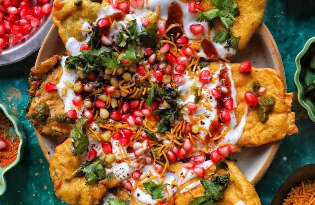 Chaat is a very popular Indian street food dish.