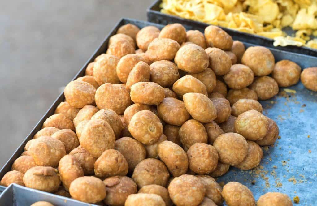 Indian street food dishes consist of Kachoris.