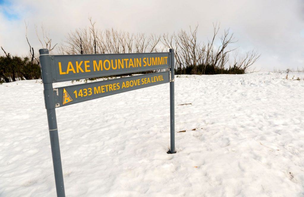 During winter, one of the best day trips from Melbourne is Lake Mountain.