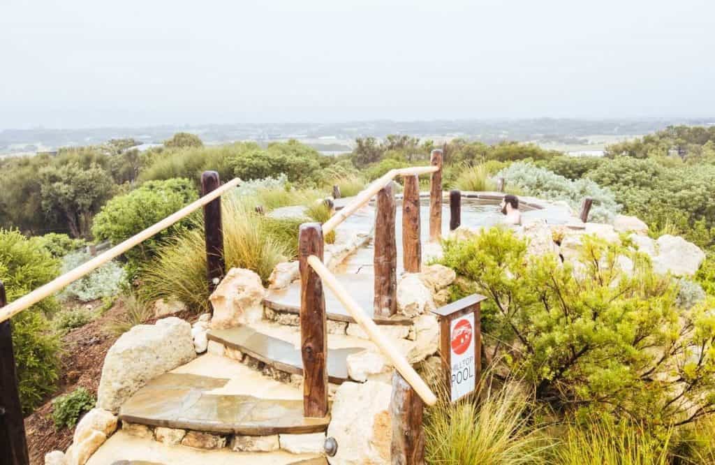 Mornington Peninsula Hot Springs is one of the most relaxing day trips from Melbourne.