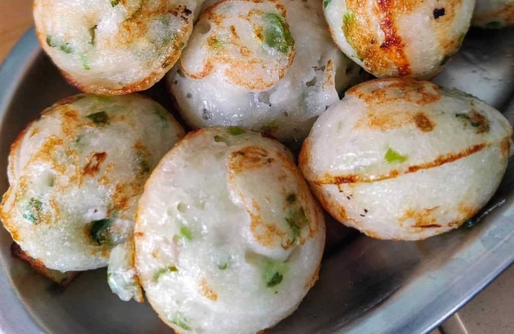 Paddu is a wonderful Indian street food dish.