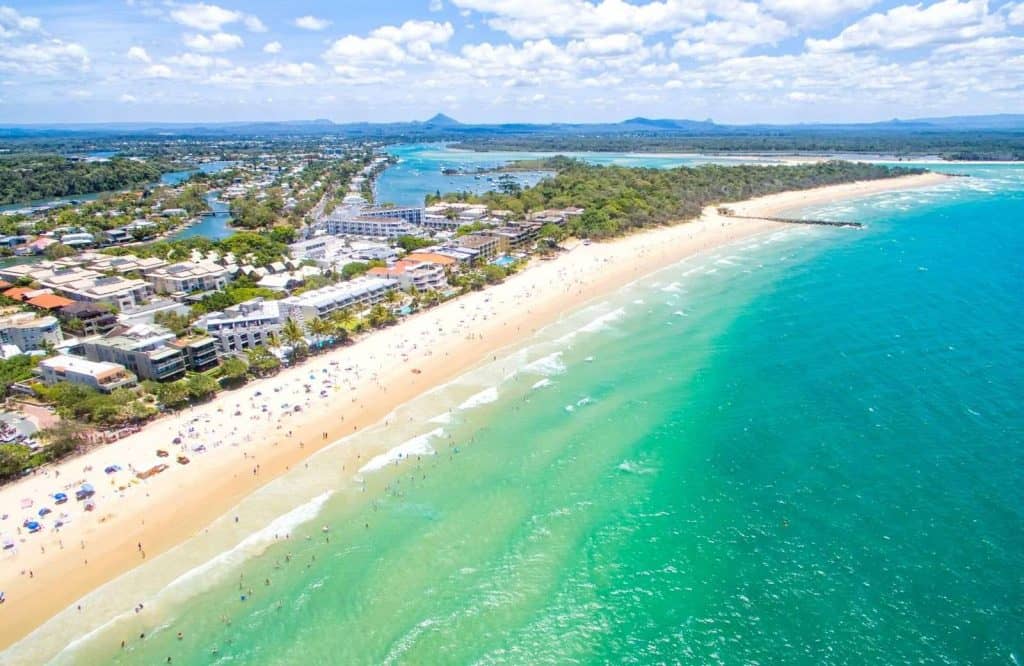 One of the prettiest landmarks in Australia is Noosa Heads.