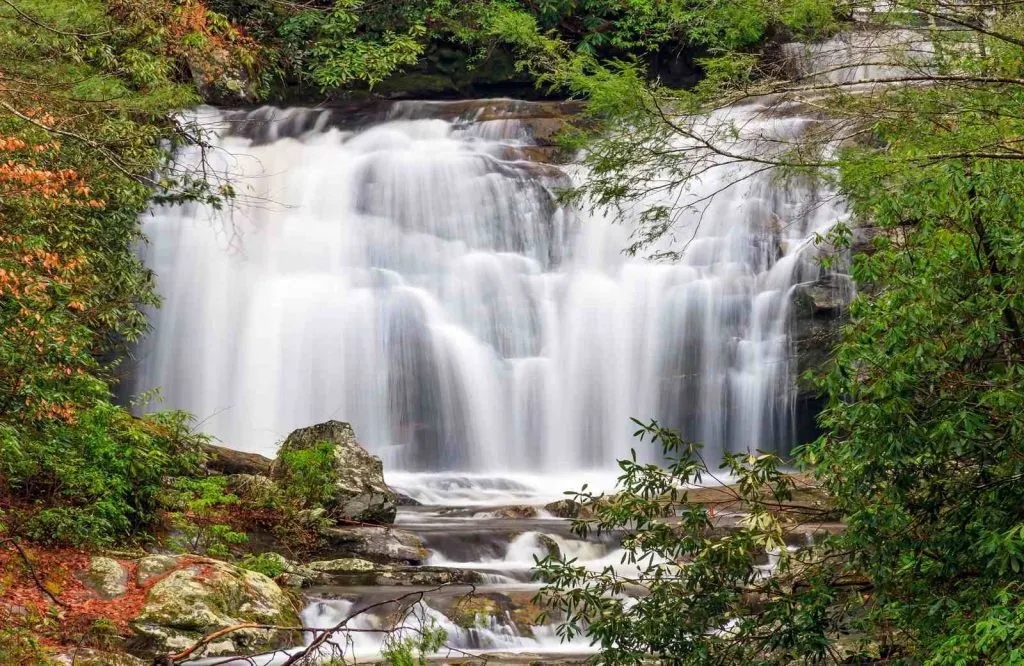 Another one of the best waterfalls in the Smoky Mountains is Meigs Falls and it can be seen from the road.