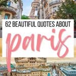 A pinnable image to save this post to Pinterest that says "paris quotes."