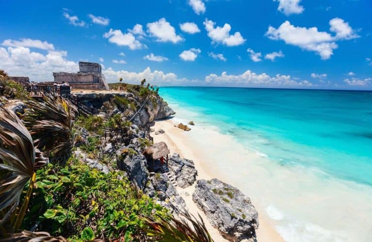 Mayan ruins and the beach for a Tulum packing list.